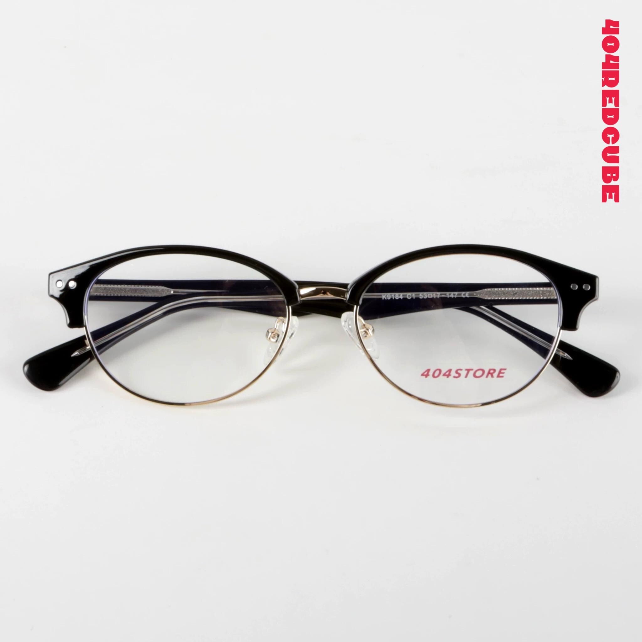 Half-Rim Round Vintage Optical Frames