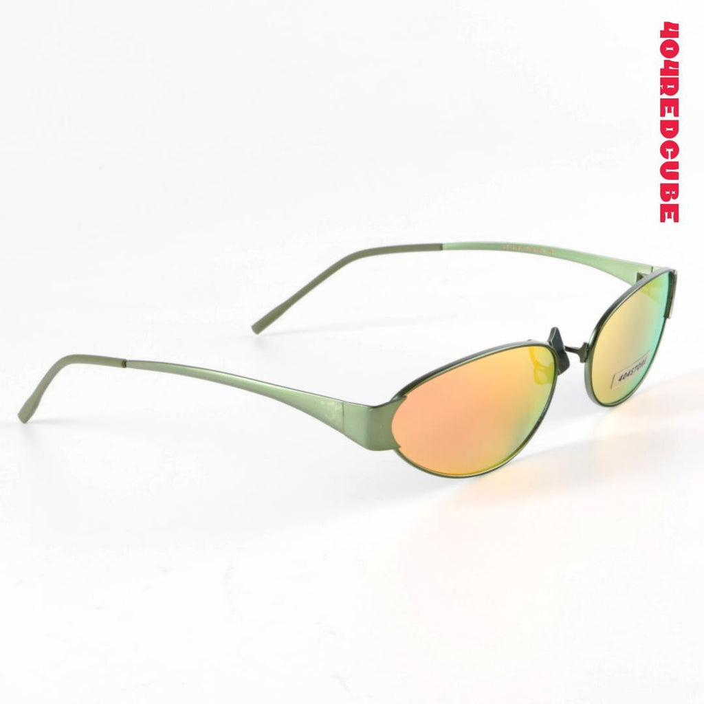 Cat-Eye Metal Minimalist Sunglasses