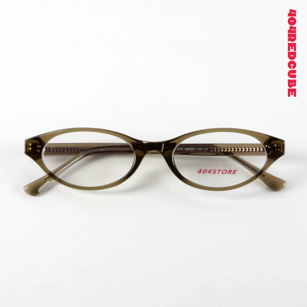 Cat-Eye Oval Academic Minimalist Optical Frames