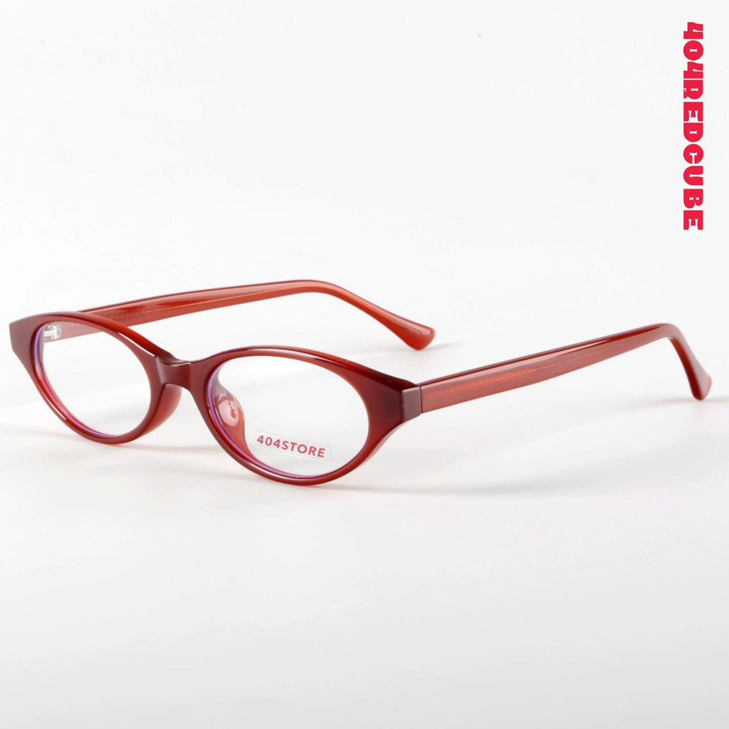 Cat-Eye Oval Academic Minimalist Optical Frames