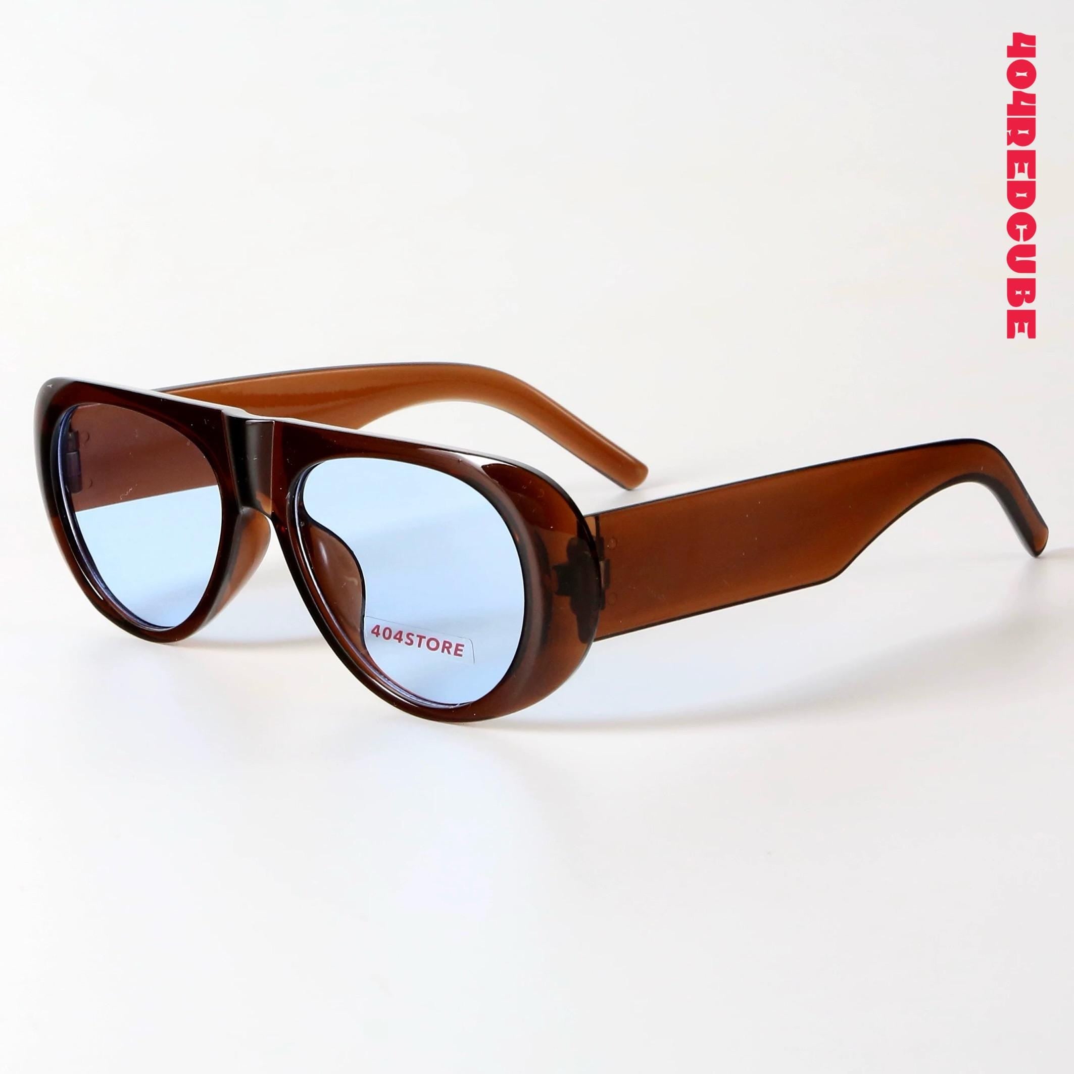 Oversized Blue Tinted Avant Sunglasses