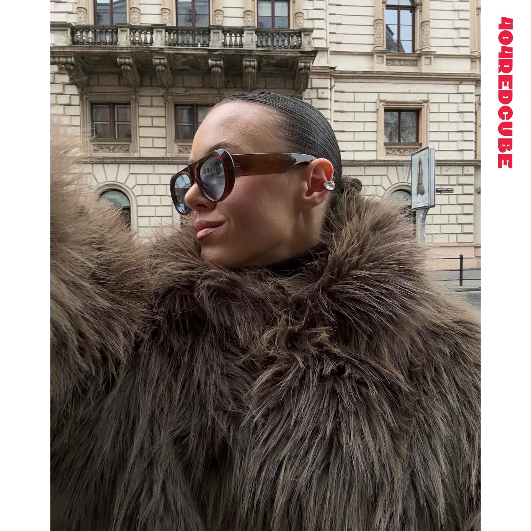 Oversized Blue Tinted Avant Sunglasses