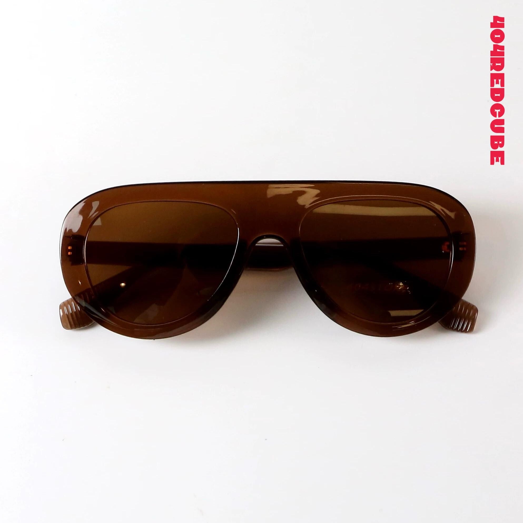 Aviator Futuristic Vintage Sunglasses