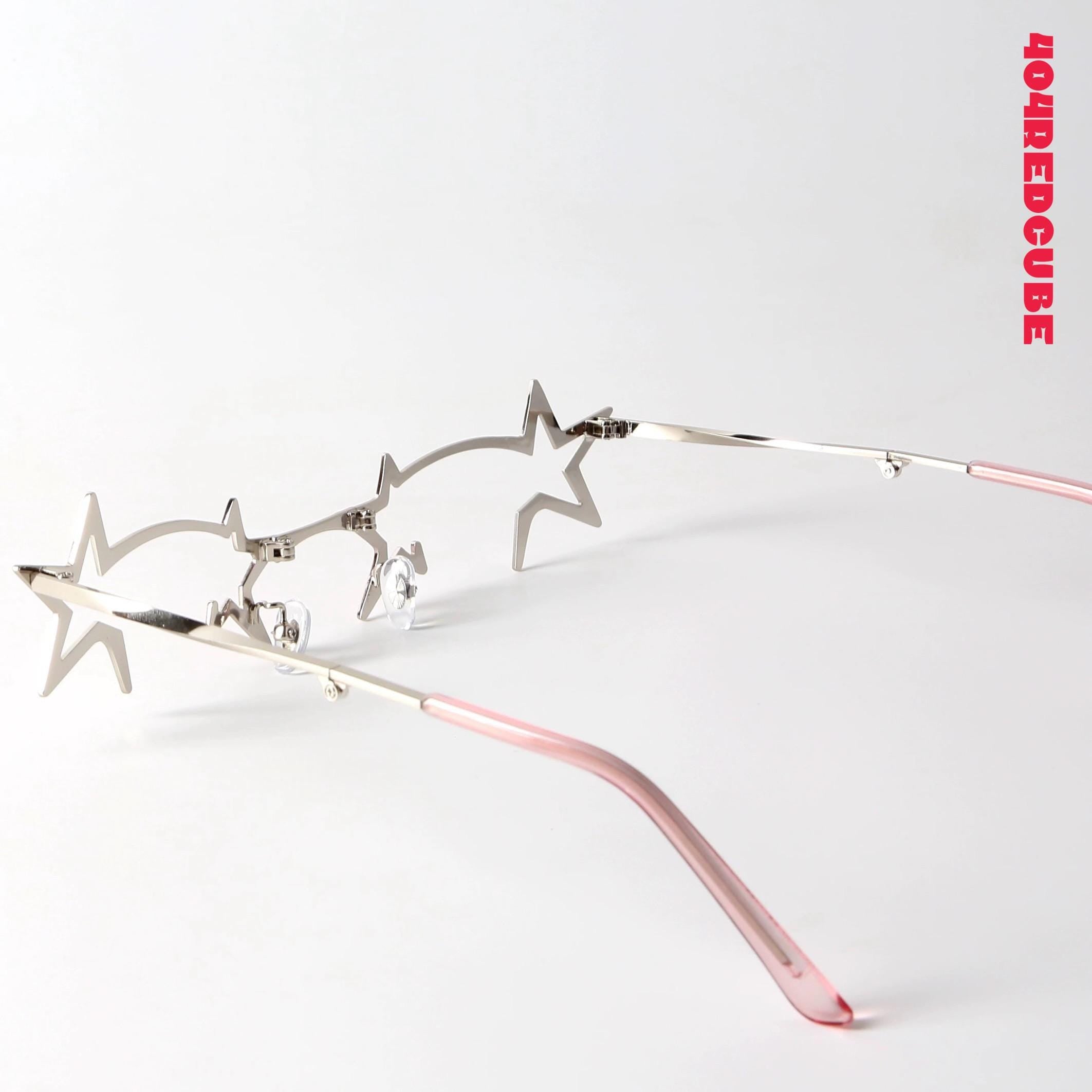Metal Futuristic Y2K Sunglasses