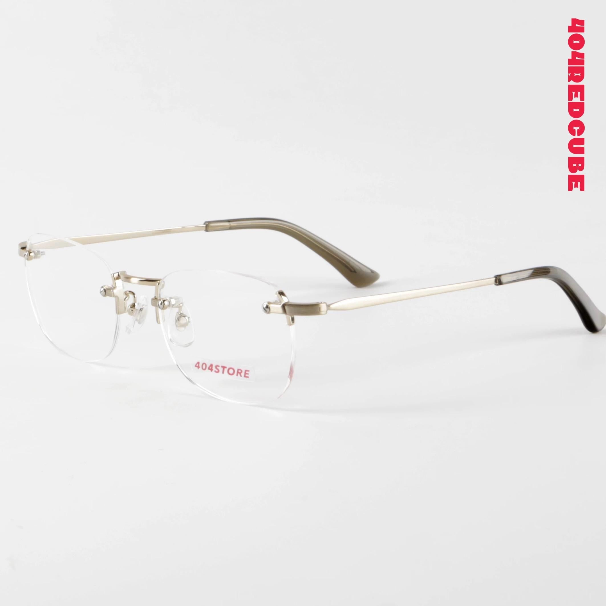 Rimless Rectangle Titanium Lightweight Optical Frames