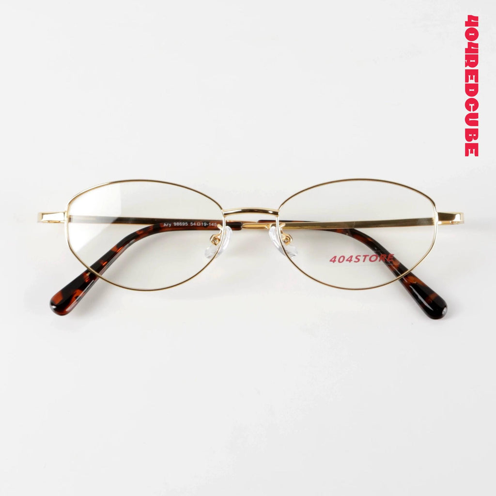 Oval Metal Bookish Lightweight Optical Frames