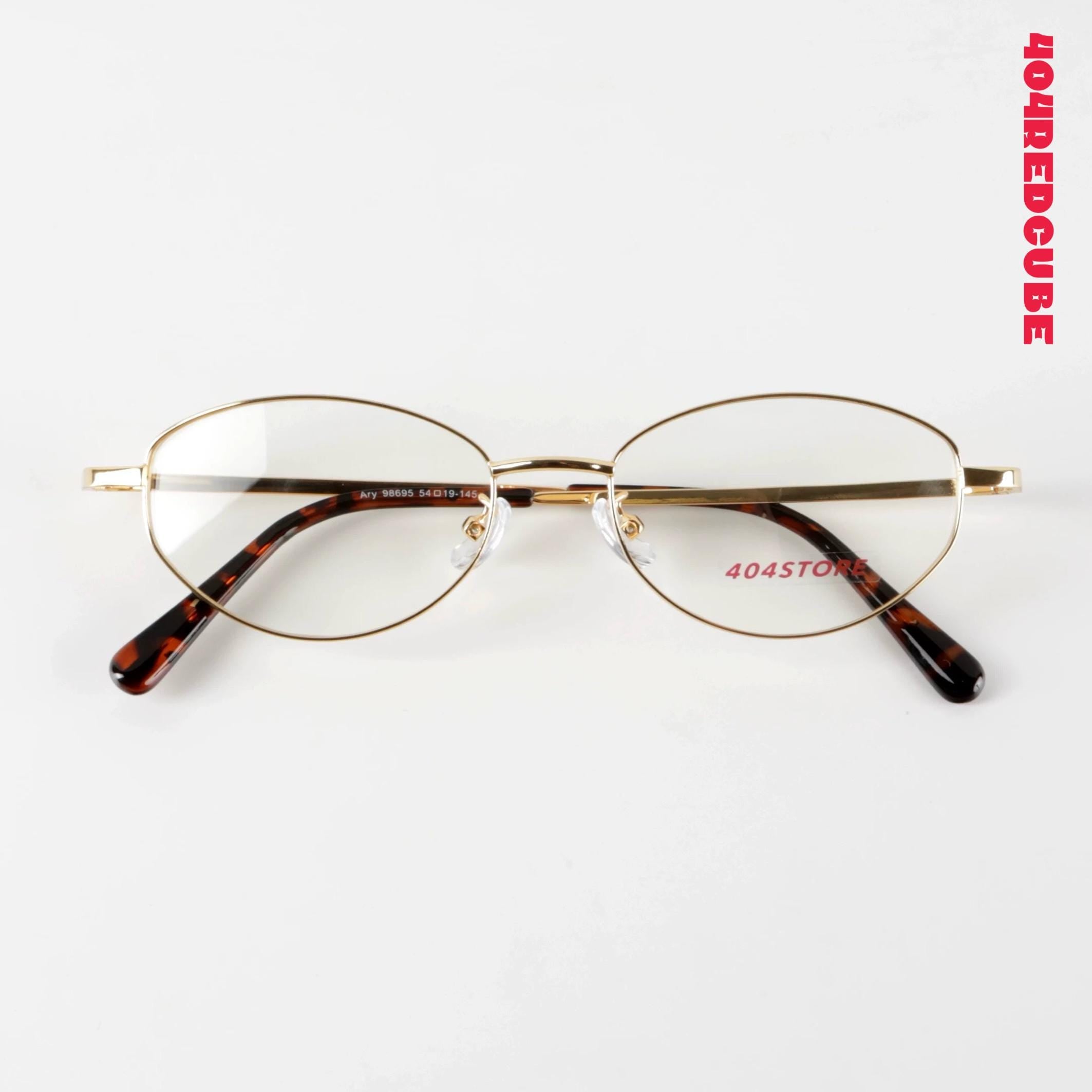 Oval Metal Bookish Lightweight Optical Frames