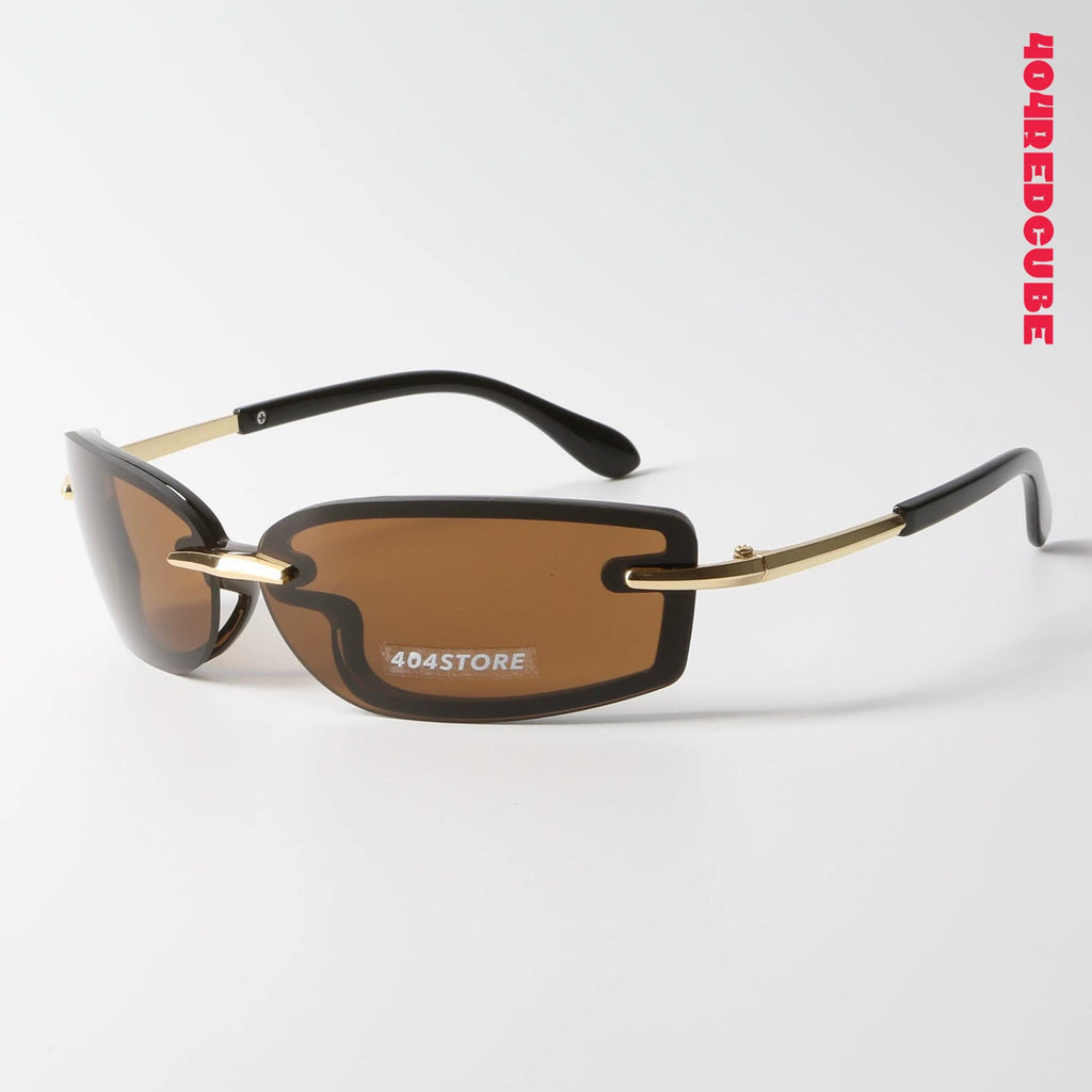 Wraparound Futuristic Vintage Sunglasses