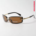 Wraparound Futuristic Vintage Sunglasses