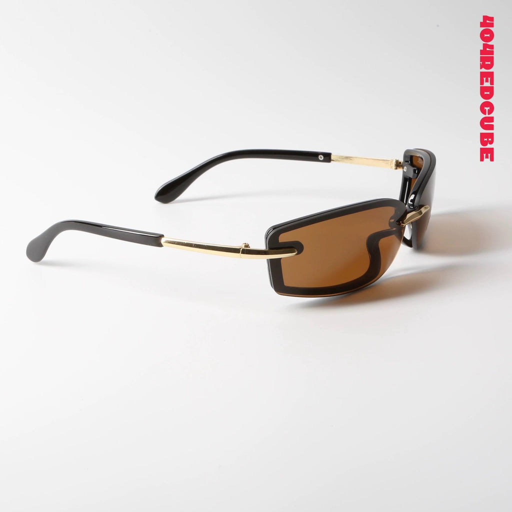 Wraparound Futuristic Vintage Sunglasses