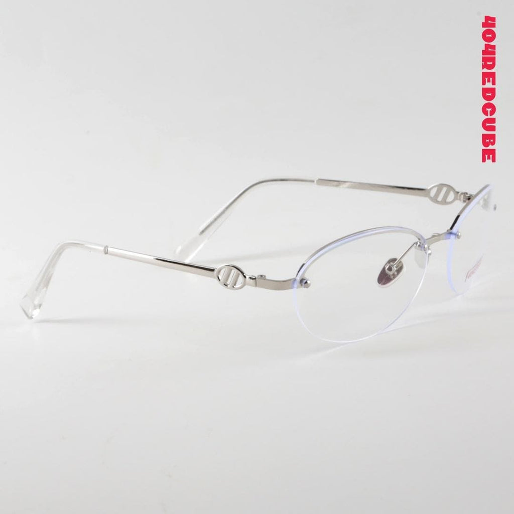 Half-Rim Oval Metal Lightweight Optical Frames