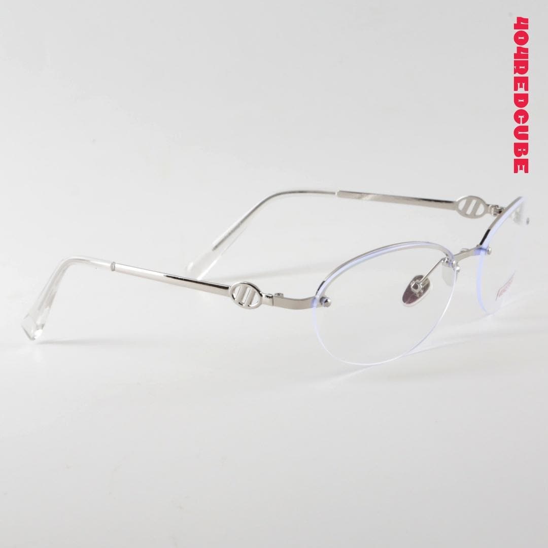 Half-Rim Oval Metal Lightweight Optical Frames