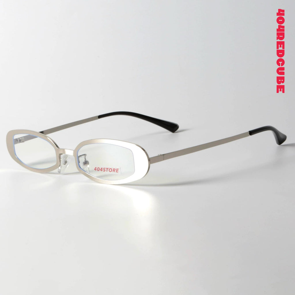 Oval Metal Academic Futuristic Optical Frames