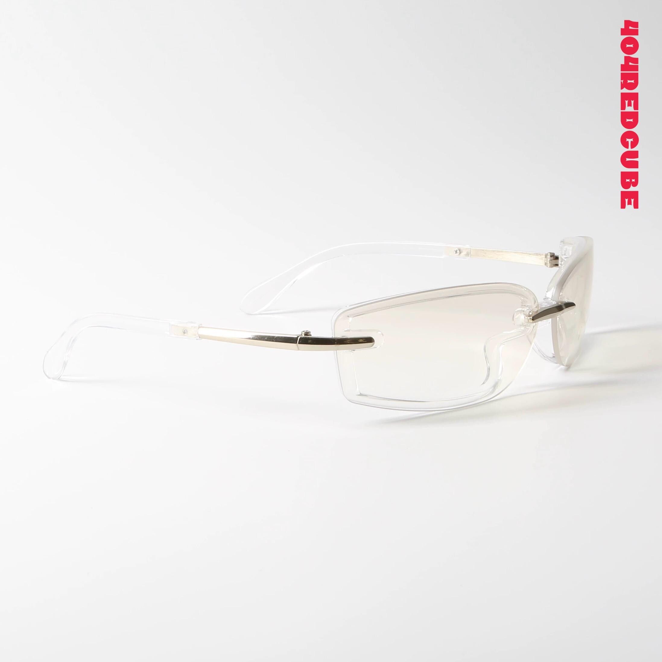 Wraparound Futuristic Vintage Sunglasses