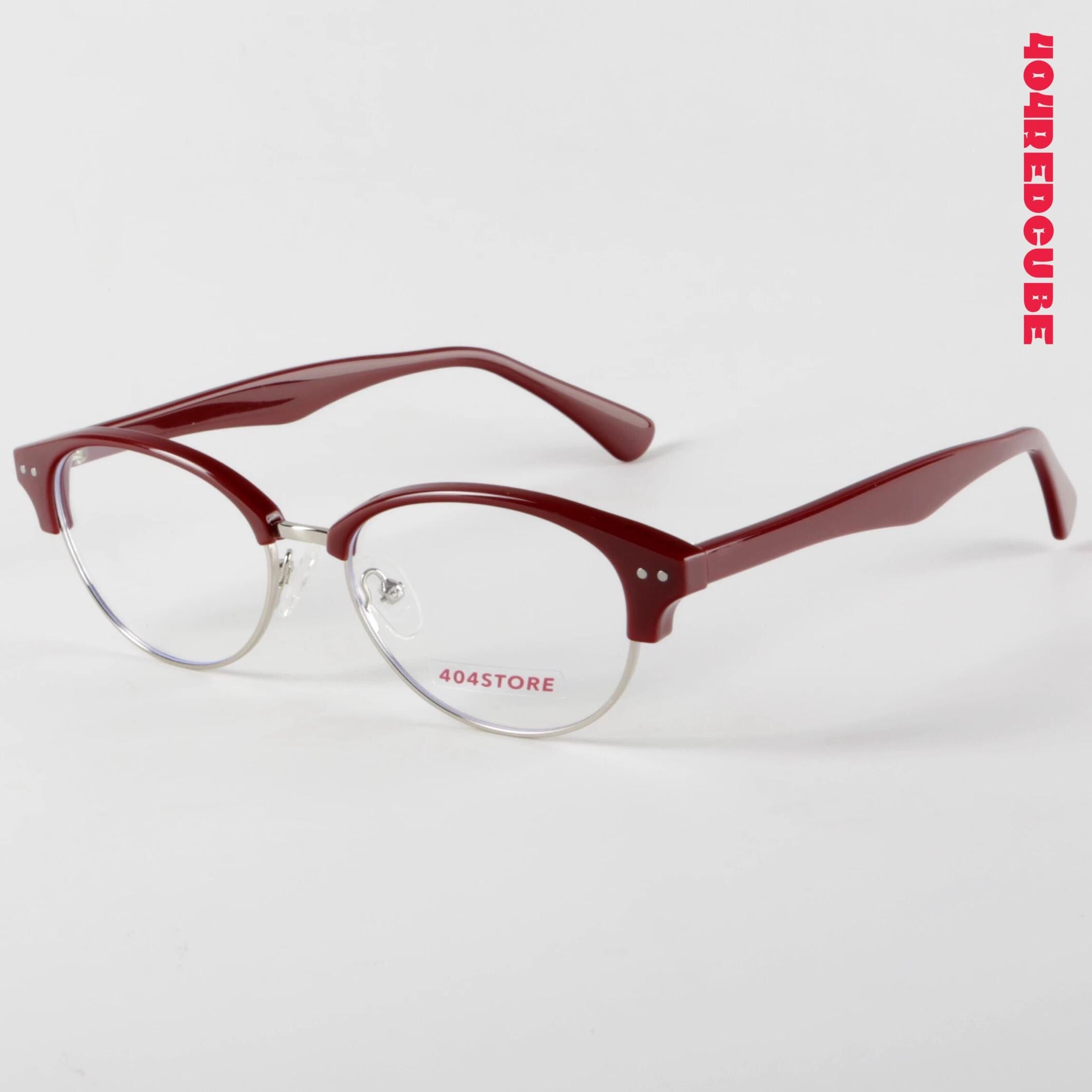 Half-Rim Round Vintage Optical Frames
