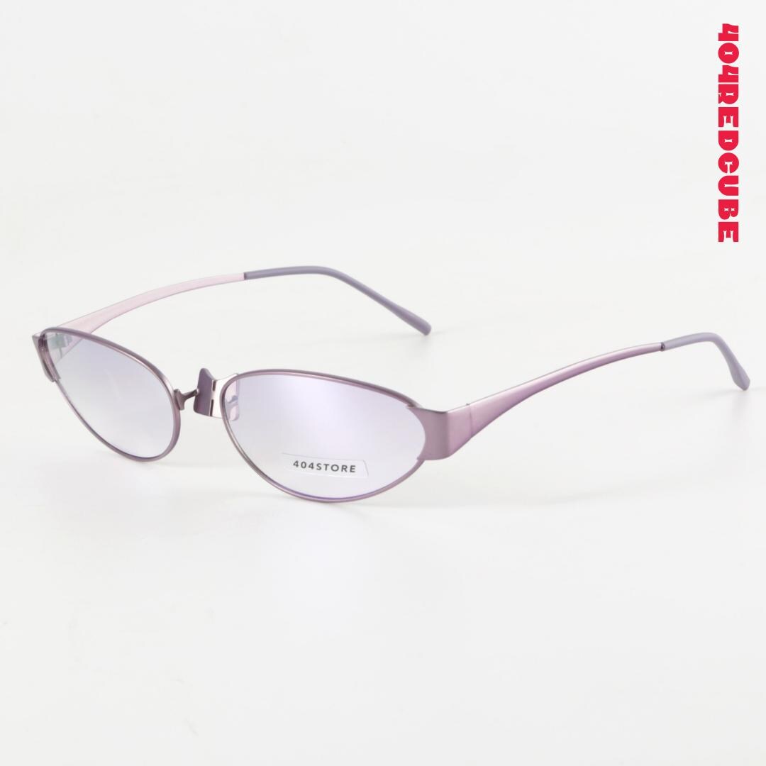 Cat-Eye Metal Minimalist Sunglasses