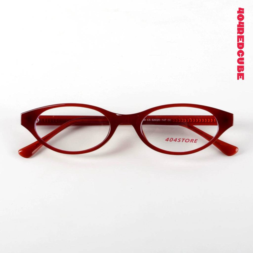 Cat-Eye Oval Academic Minimalist Optical Frames