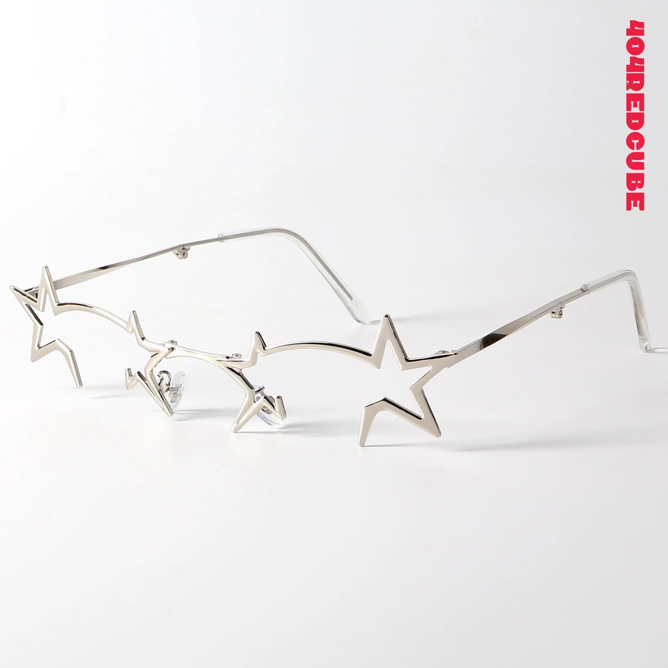 Metal Futuristic Y2K Sunglasses