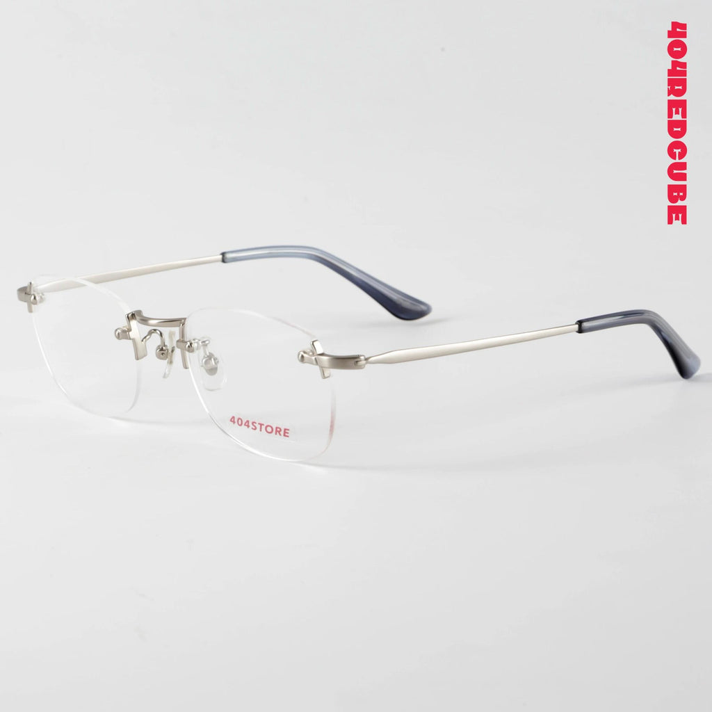 Rimless Rectangle Titanium Lightweight Optical Frames