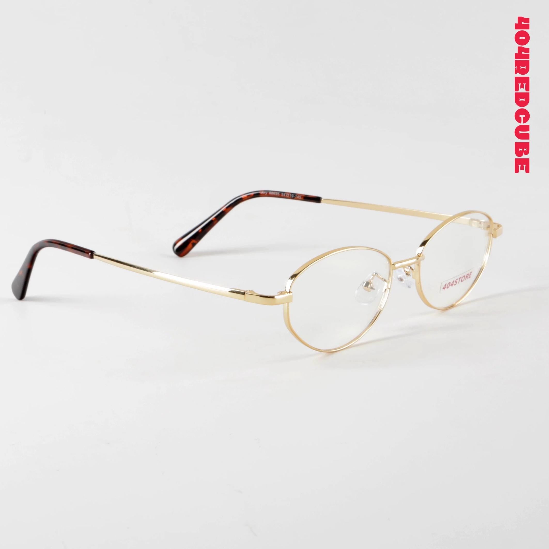 Oval Metal Bookish Lightweight Optical Frames