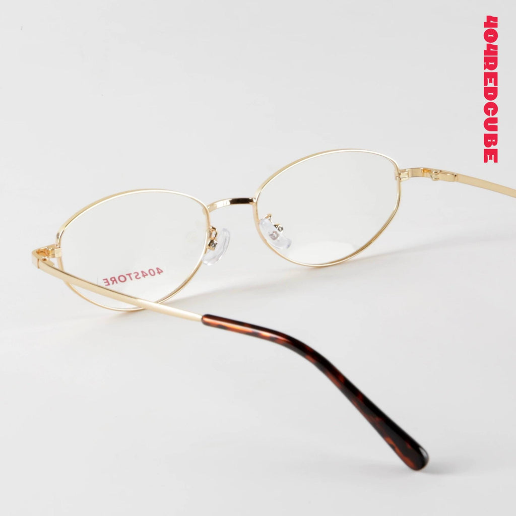 Oval Metal Bookish Lightweight Optical Frames
