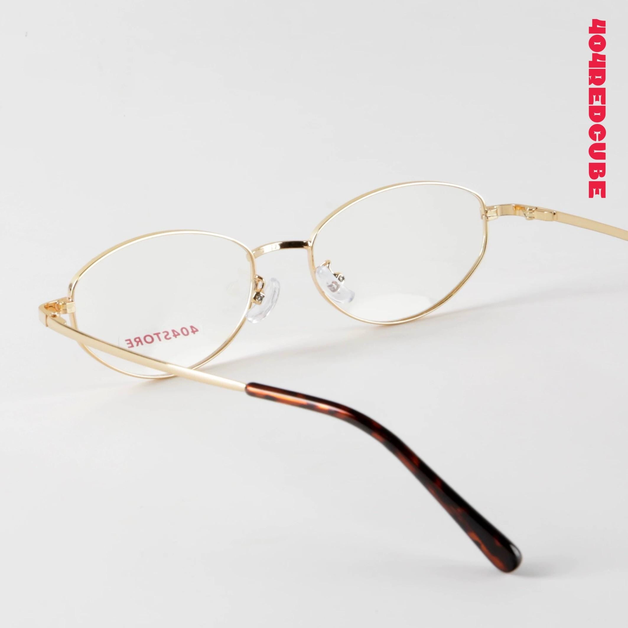 Oval Metal Bookish Lightweight Optical Frames