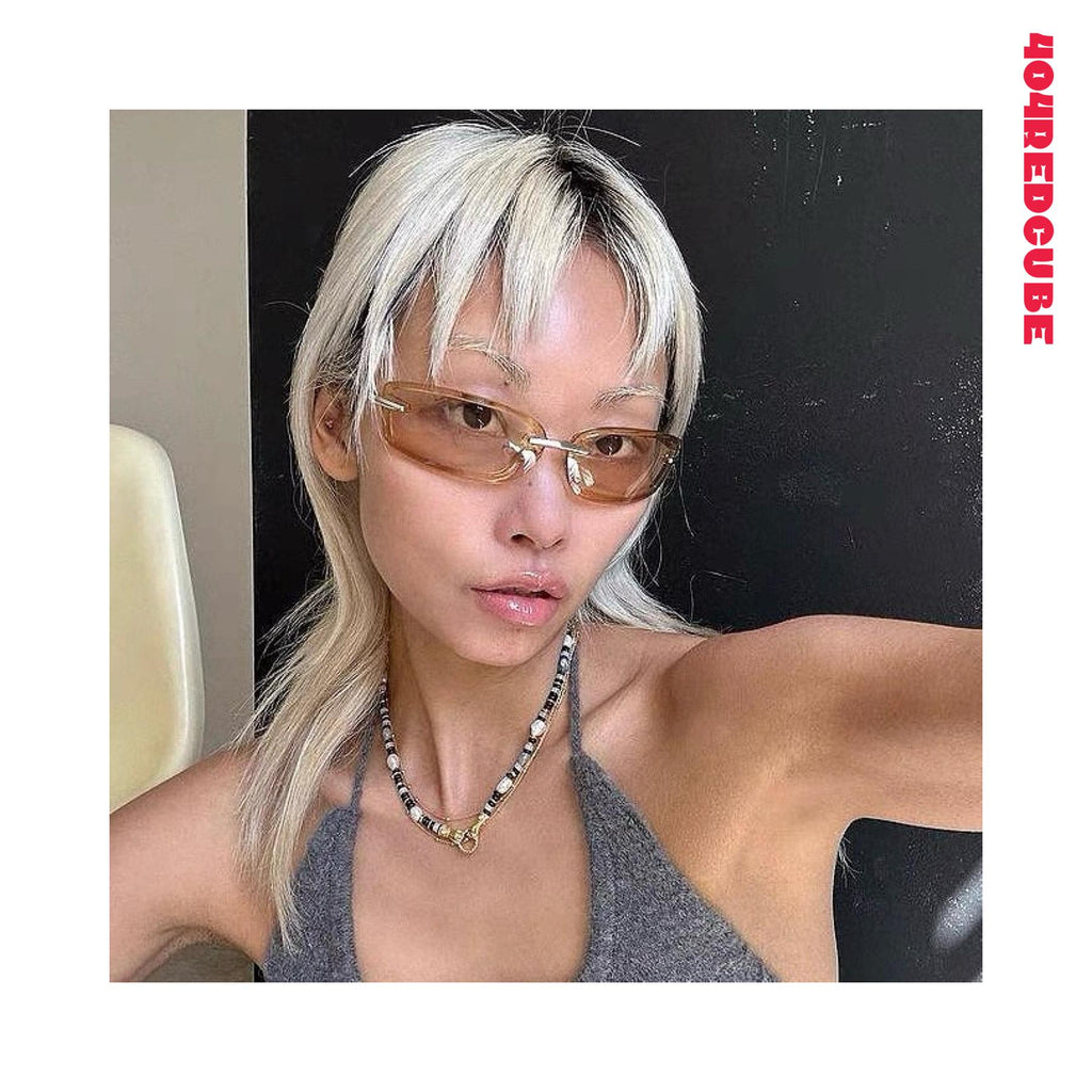 Wraparound Futuristic Vintage Sunglasses