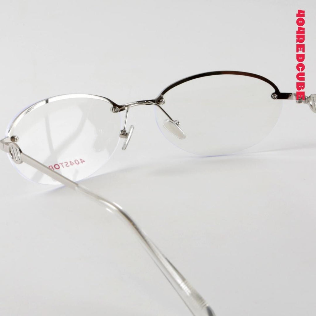 Half-Rim Oval Metal Lightweight Optical Frames