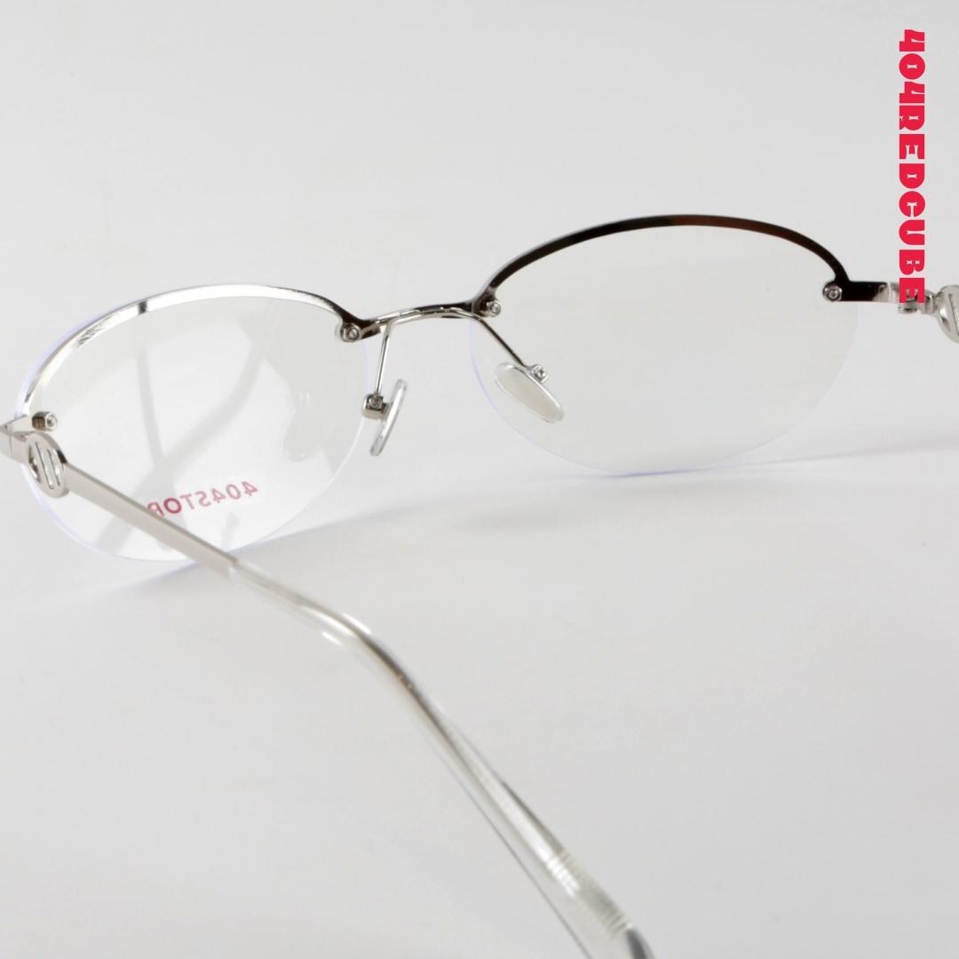 Half-Rim Oval Metal Lightweight Optical Frames