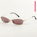 Rectangle Metal Minimalist Sunglasses
