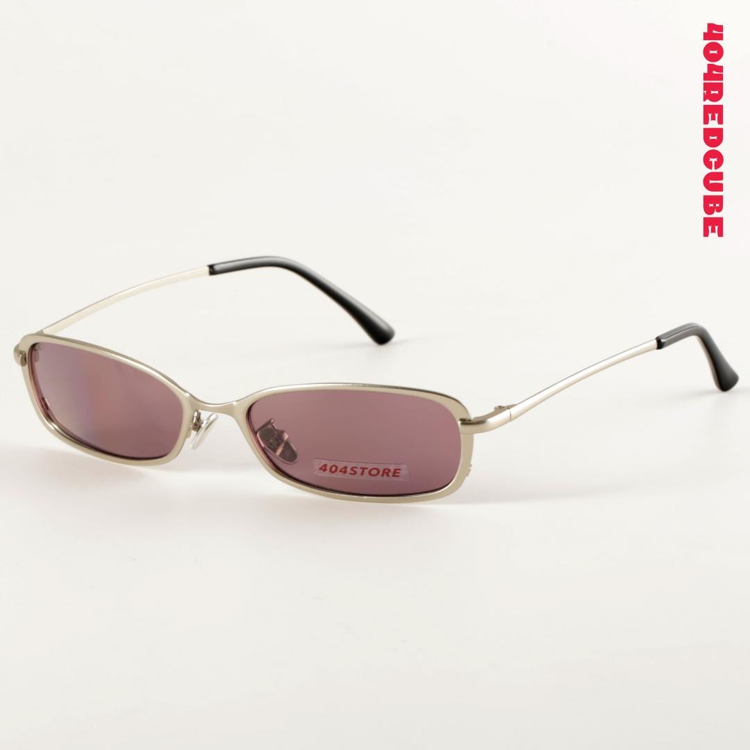 Rectangle Metal Minimalist Sunglasses