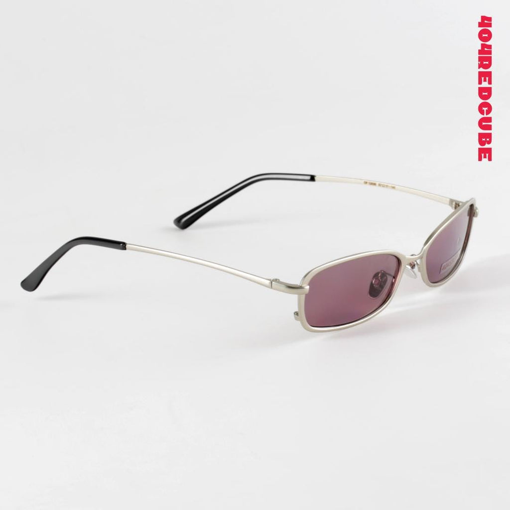 Rectangle Metal Minimalist Sunglasses
