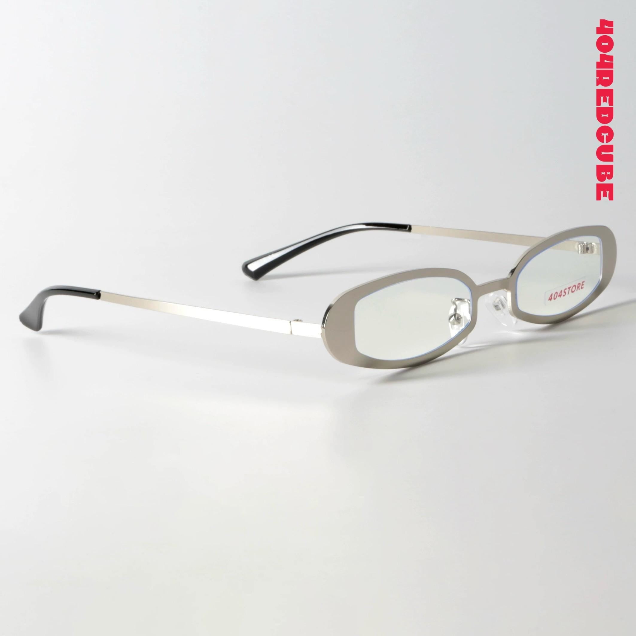 Oval Metal Academic Futuristic Optical Frames