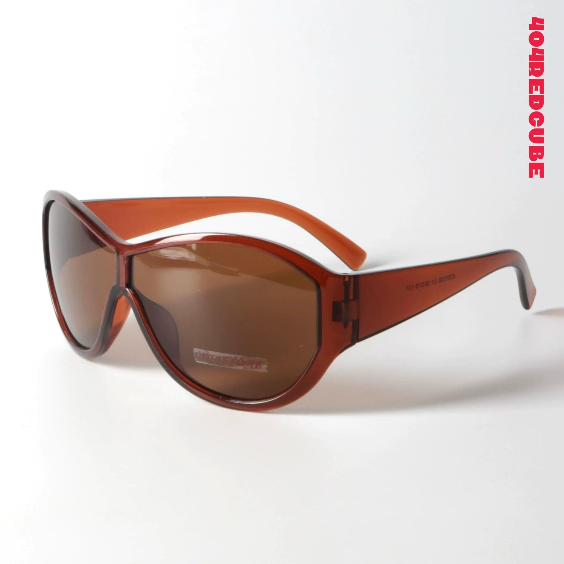 Oversized Wraparound Vintage Sunglasses