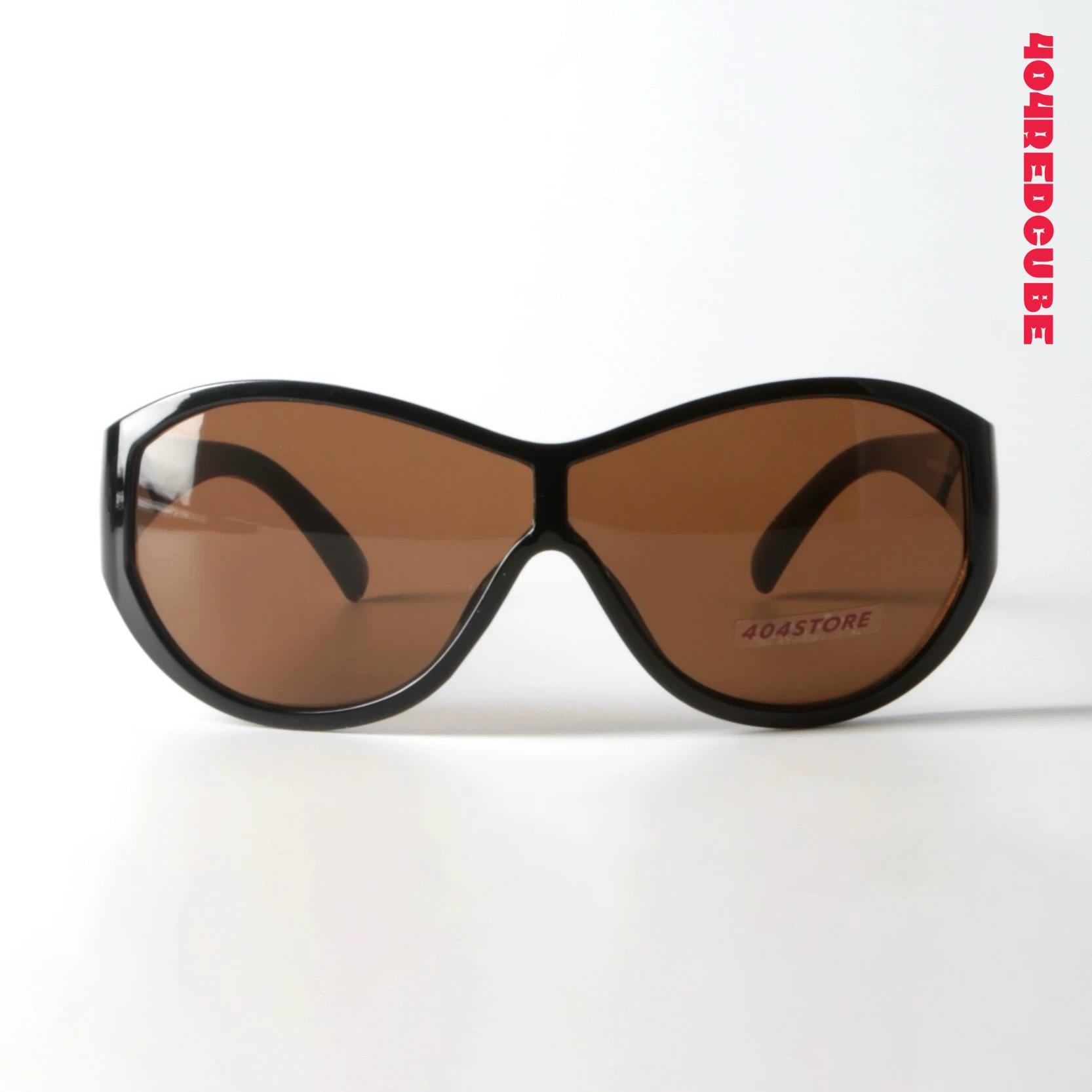 Oversized Wraparound Vintage Sunglasses