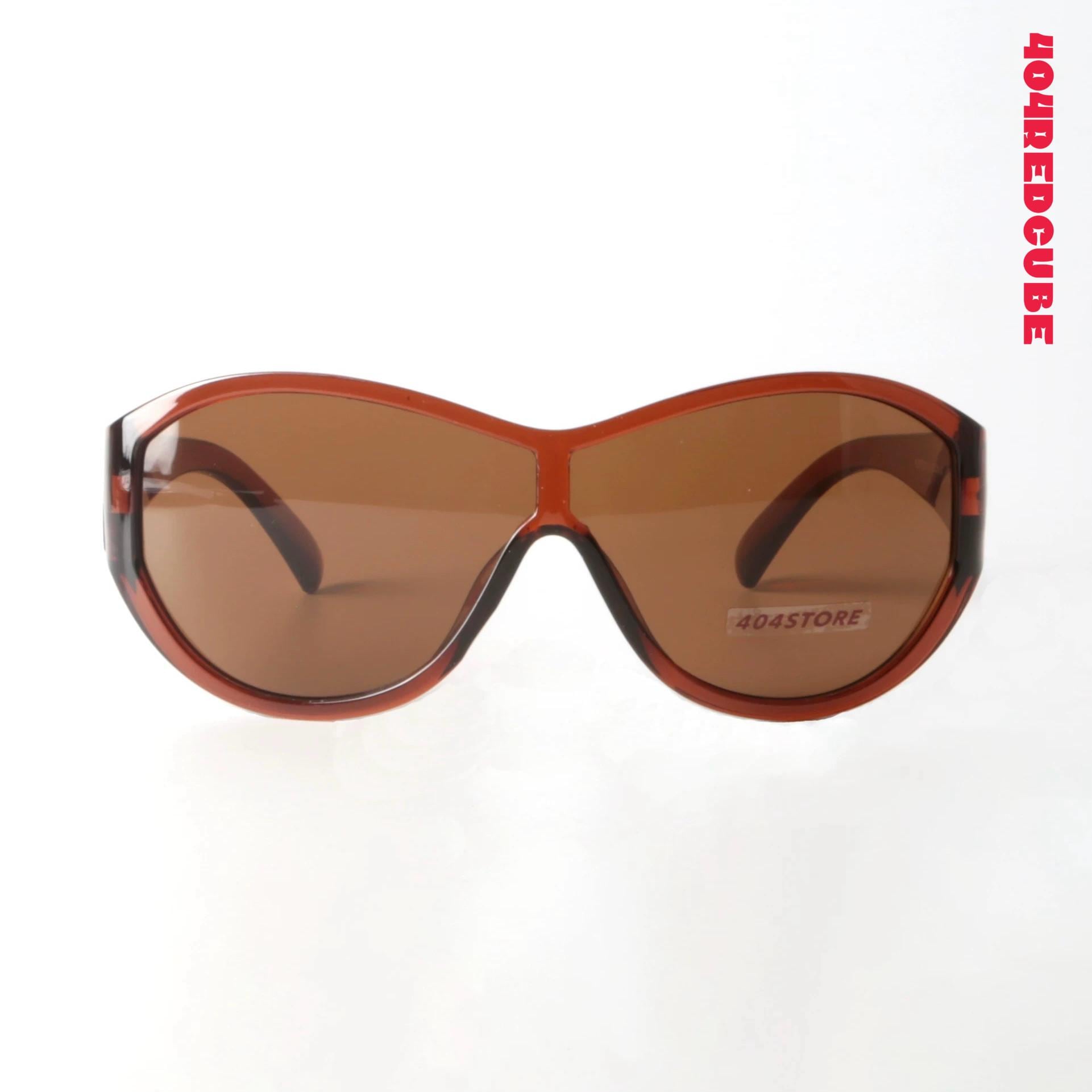 Oversized Wraparound Vintage Sunglasses
