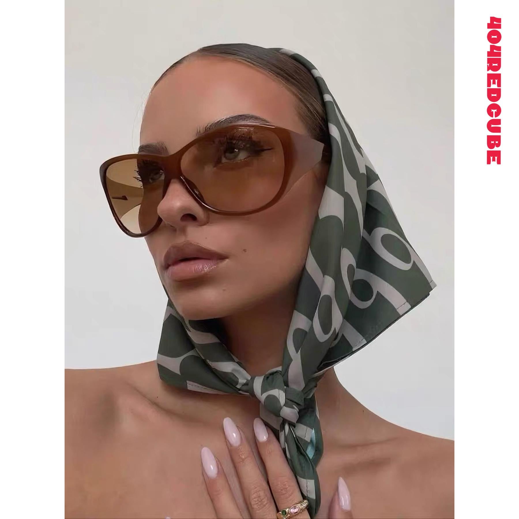 Oversized Wraparound Vintage Sunglasses