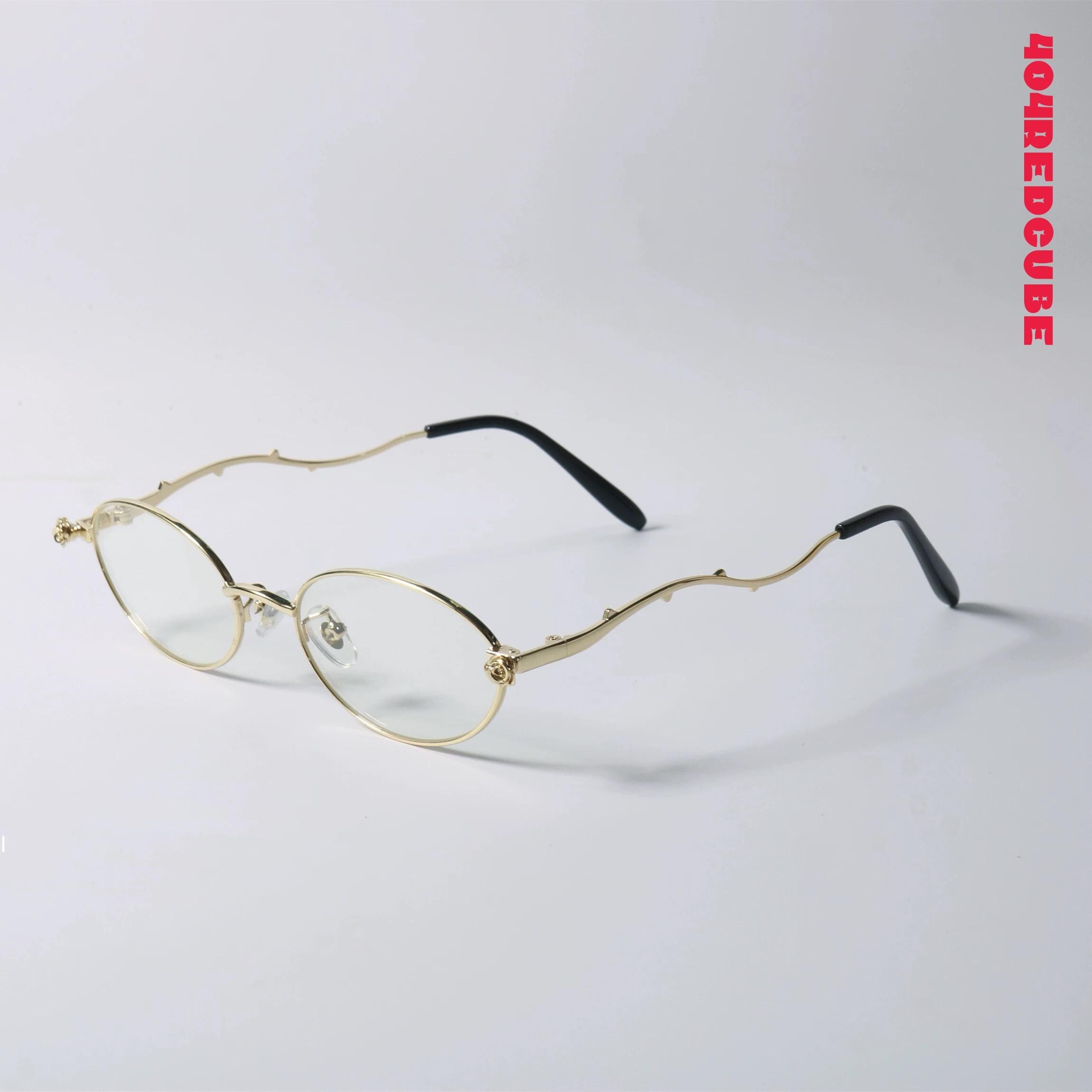 Oval Metal Gothic Optical Frames