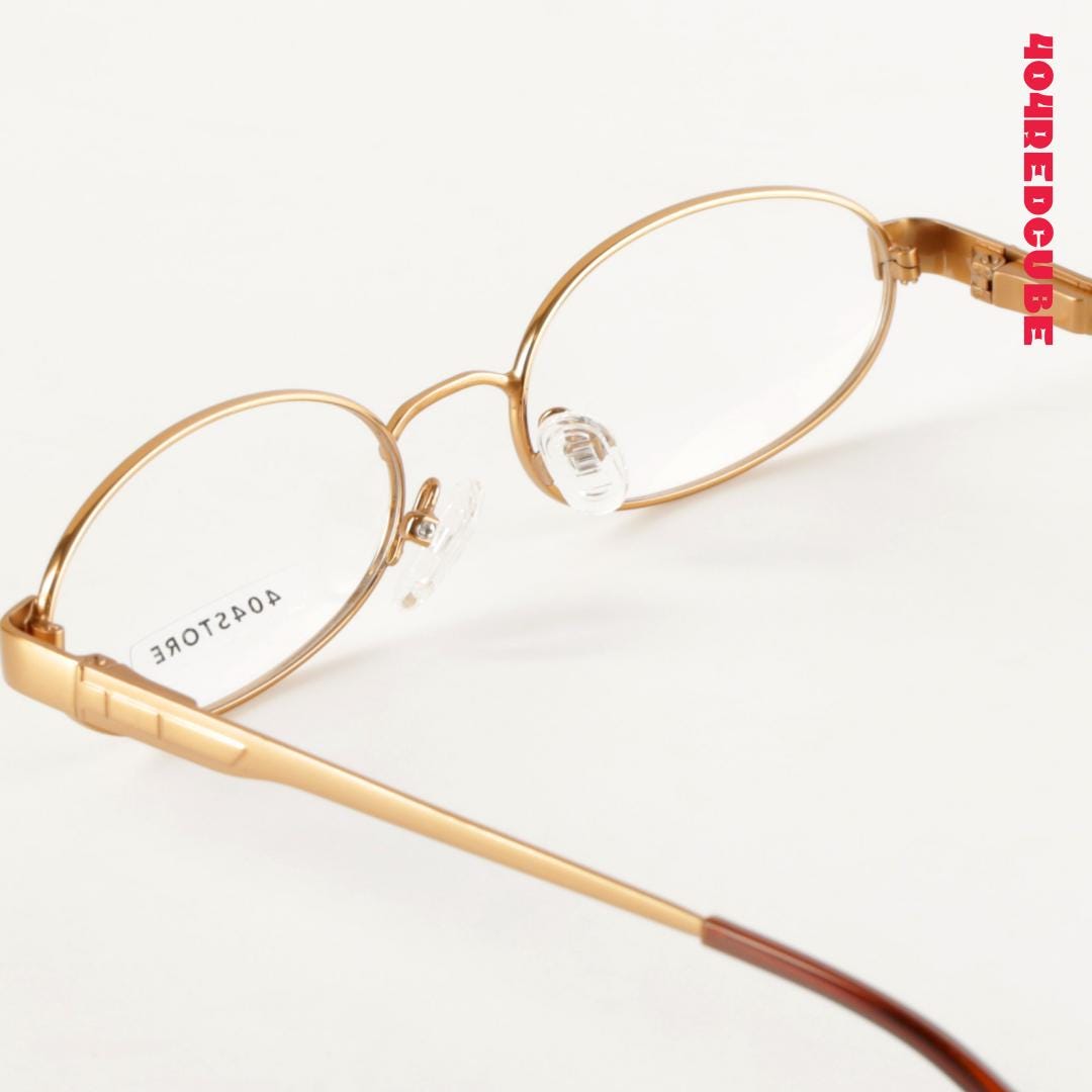 Oval Metal Lightweight Optical Frames
