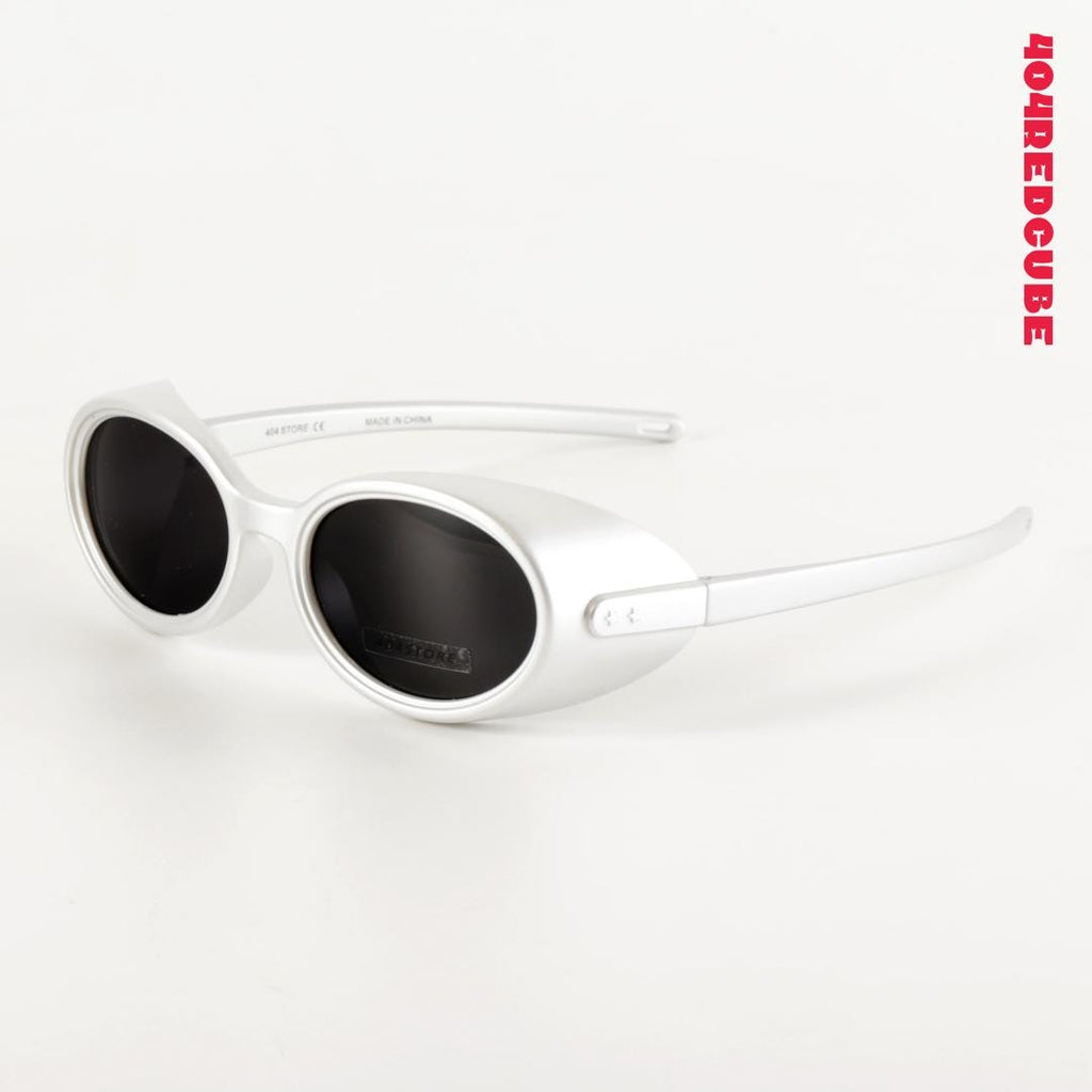 Wraparound Oval Futuristic Gothic Sunglasses