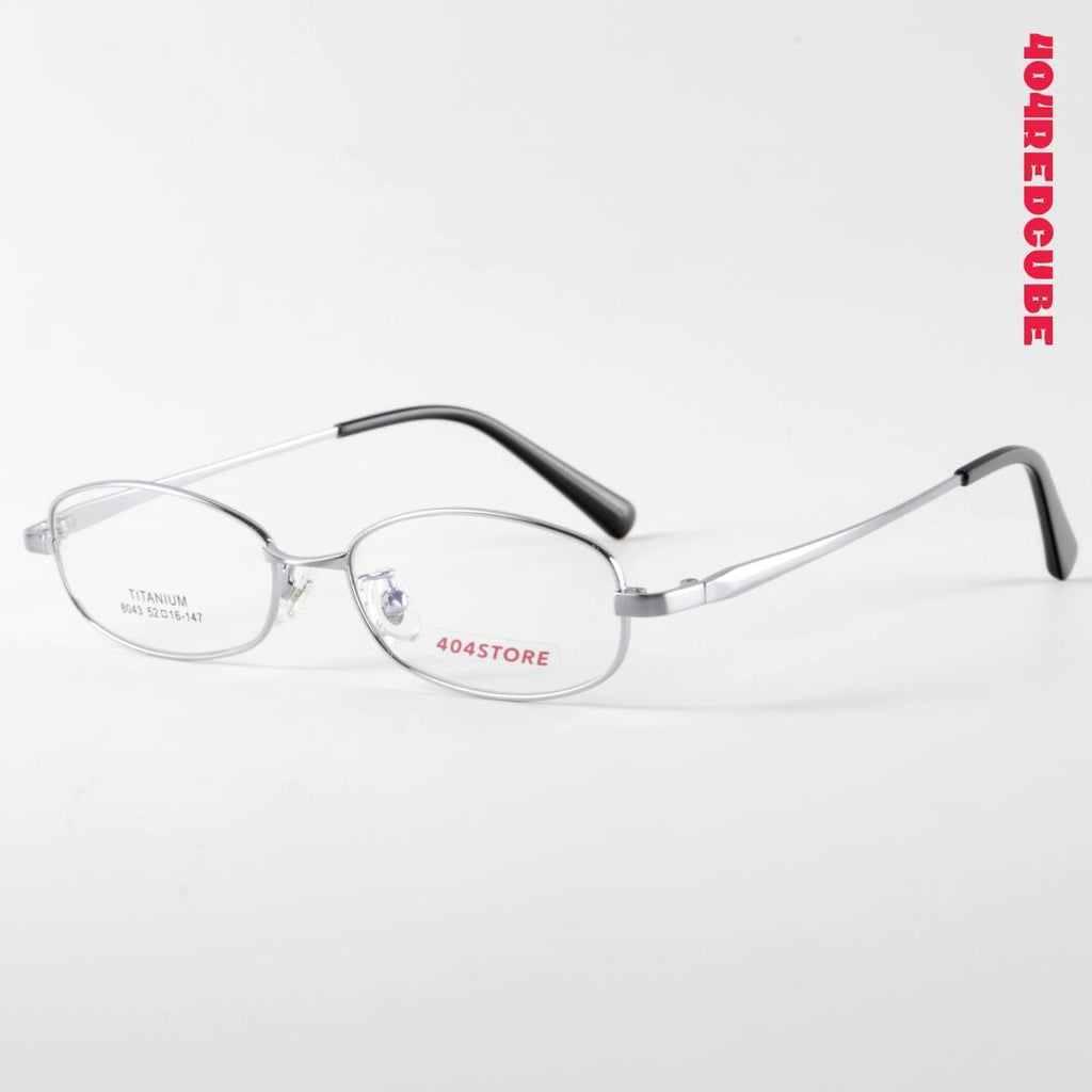 Oval Rectangle Titanium Minimalist Optical Frames