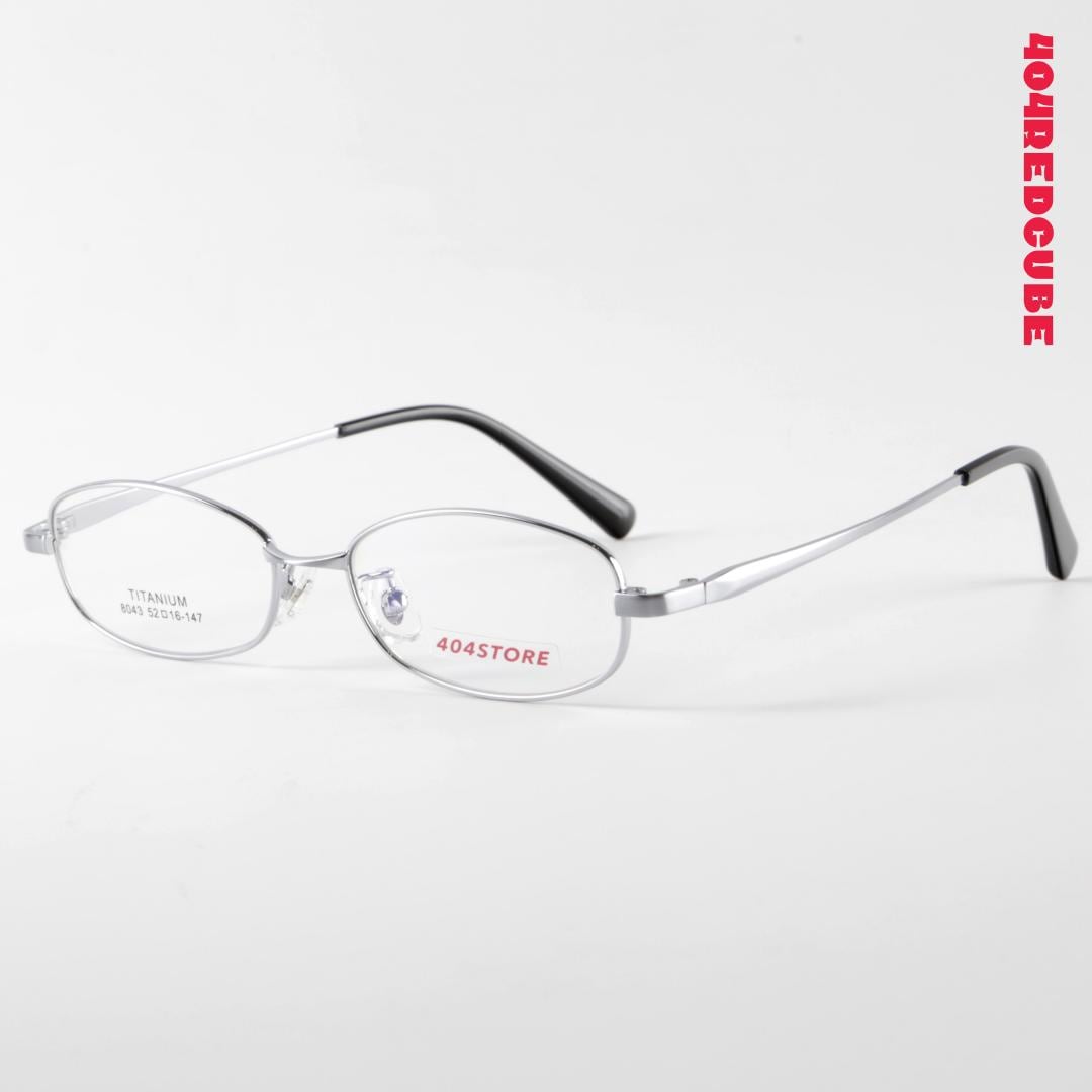 Oval Rectangle Titanium Minimalist Optical Frames