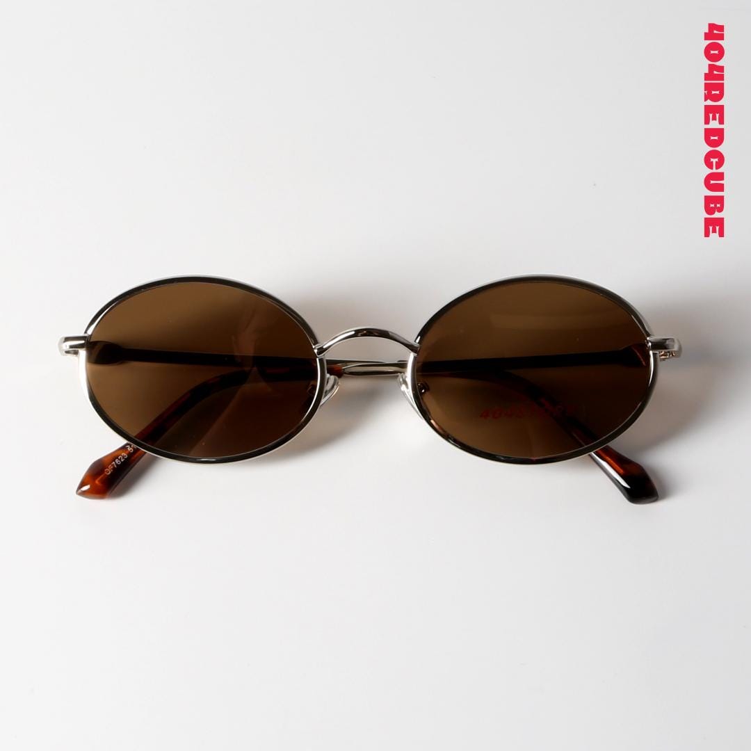 Round Titanium Gothic Sunglasses