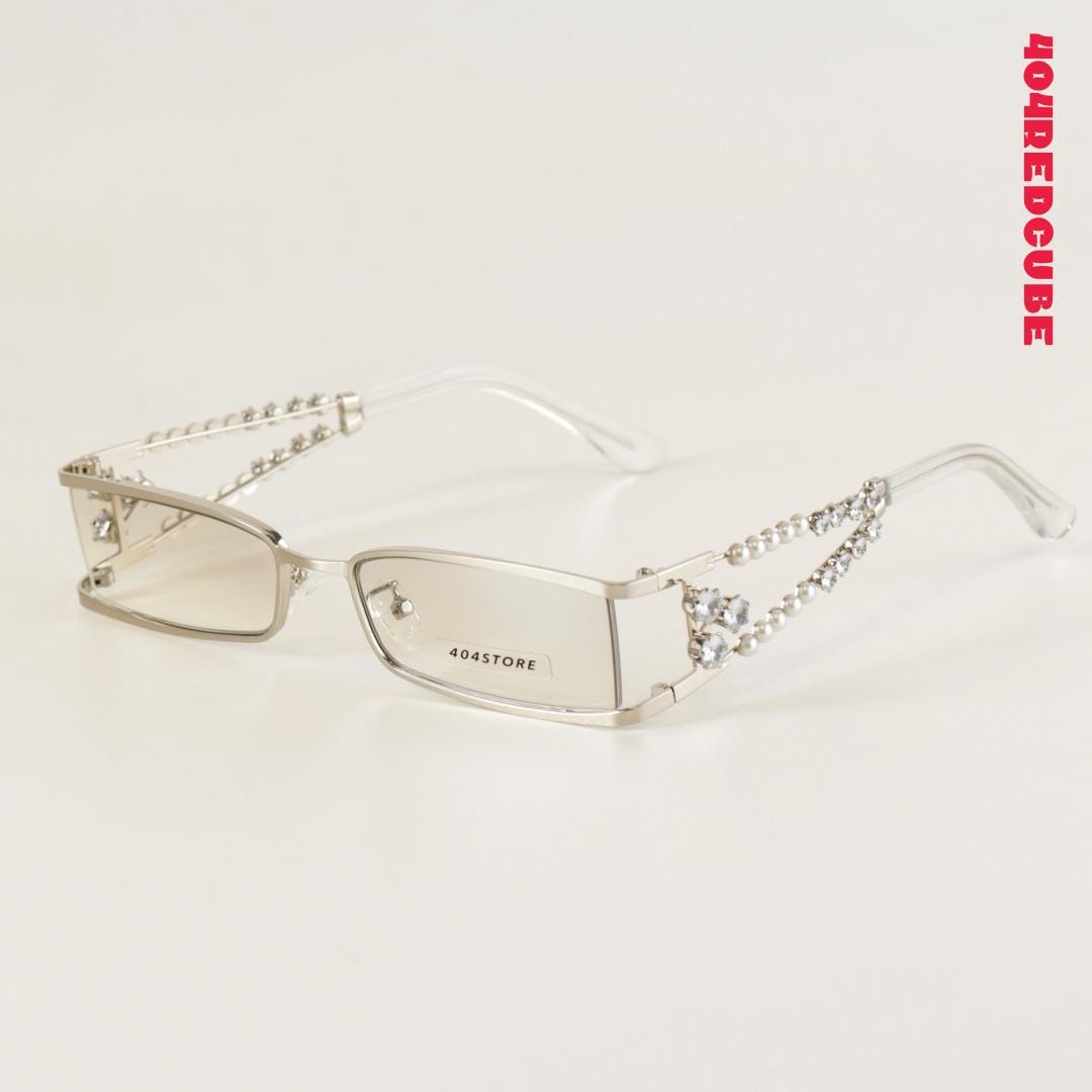 Rectangle Metal Gothic Sunglasses