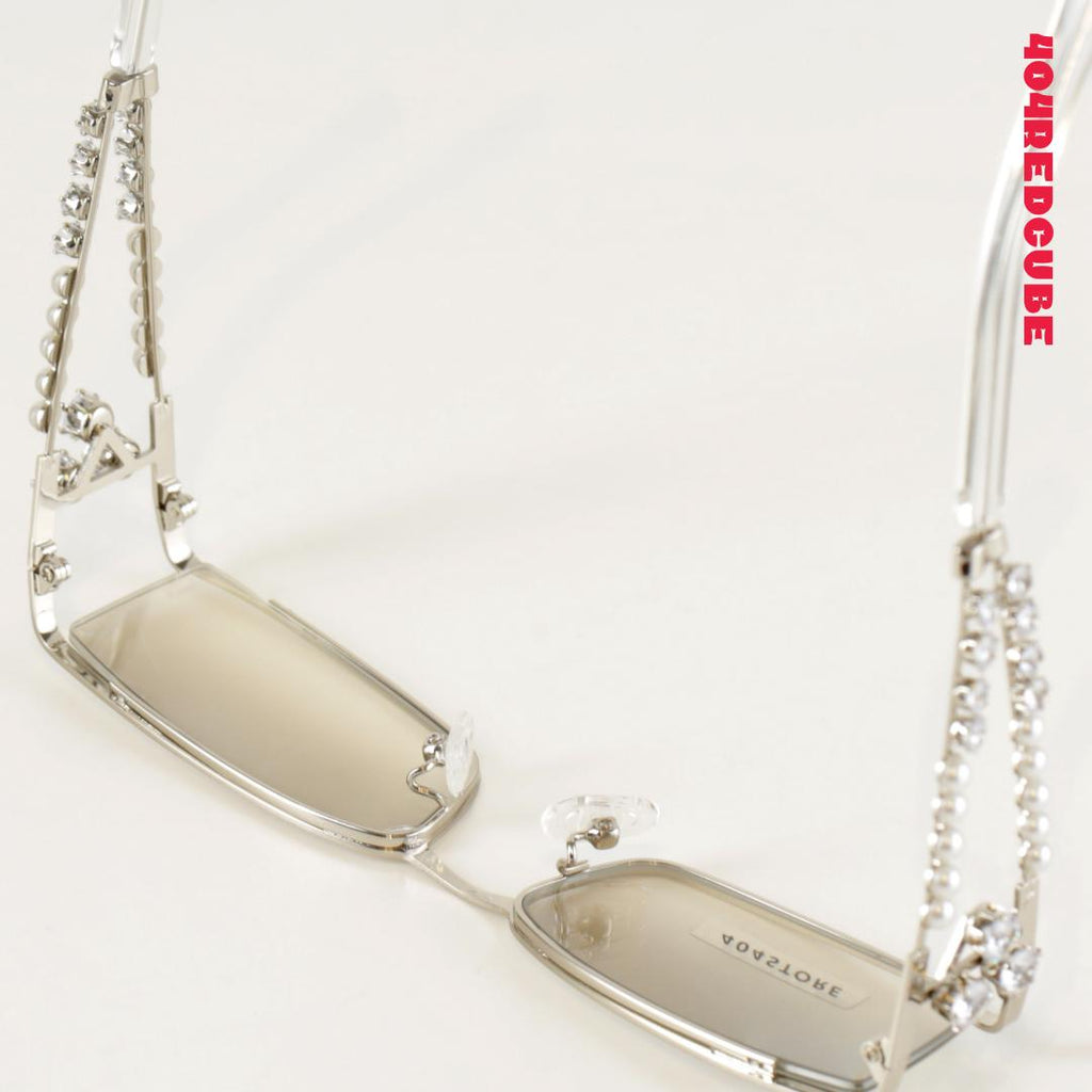 Rectangle Metal Gothic Sunglasses