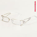 Rectangle Metal Gothic Optical Frames