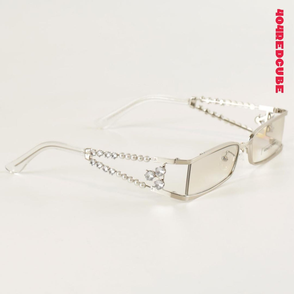 Rectangle Metal Gothic Sunglasses