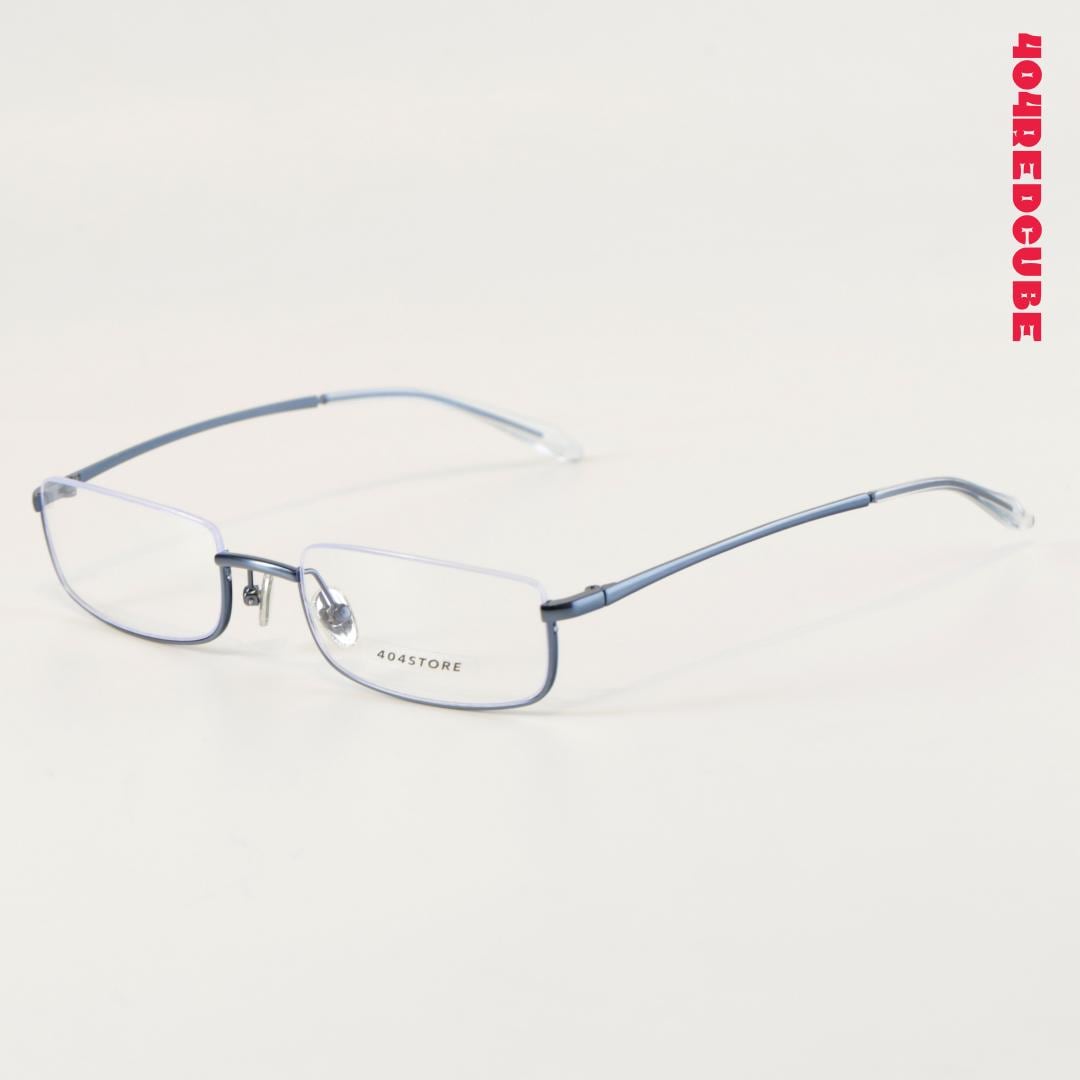 Rimless Rectangle Metal Minimalist Optical Frames