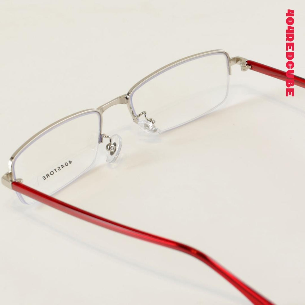 Bayonetta Rimless Rectangle Metal Office Siren Minimalist Optical Frames