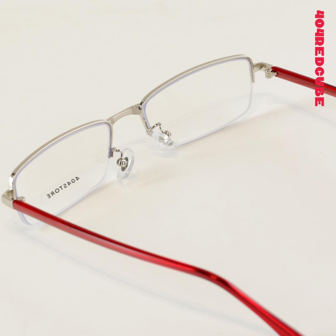 Bayonetta Rimless Rectangle Metal Office Siren Minimalist Optical Frames